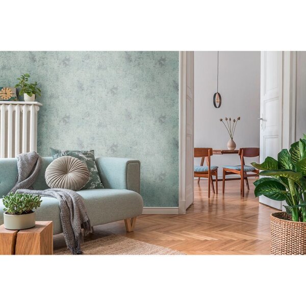 Tapete Blau, Grau, Silber, Pastellfarben AS-Creation Vliestapete (388327)