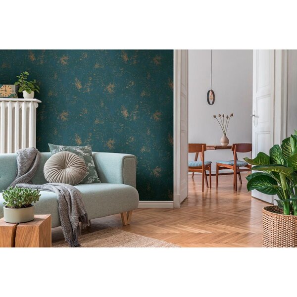 Tapete Blau, Grün, Petrol AS-Creation Vliestapete (388326)