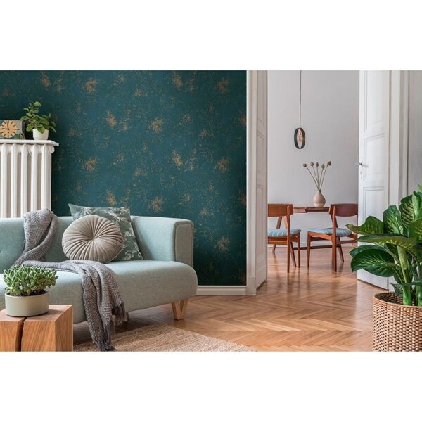 Tapete Blau, Grün, Petrol AS-Creation Vliestapete (388326)