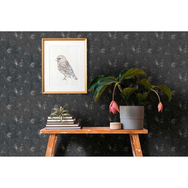 Tapete Schwarz, Anthrazit AS-Creation Vliestapete (388325)