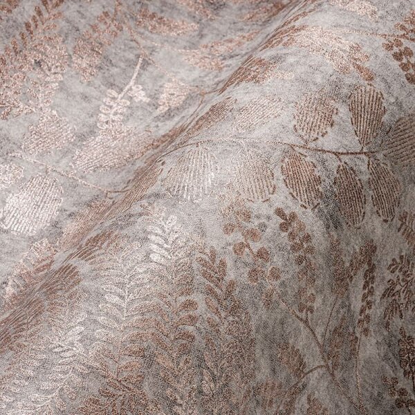 Tapete Braun, Grau, Silber AS-Creation Vliestapete (388303)