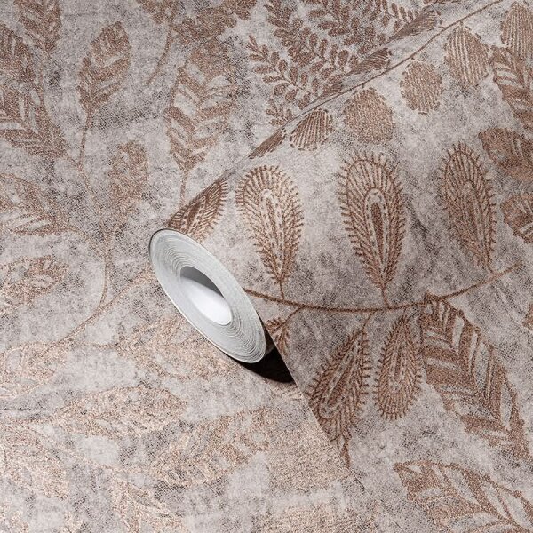 Tapete Braun, Grau, Silber AS-Creation Vliestapete (388303)