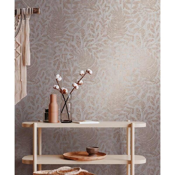 Tapete Braun, Grau, Silber AS-Creation Vliestapete (388303)