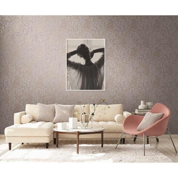 Tapete Braun, Grau, Silber AS-Creation Vliestapete (388303)