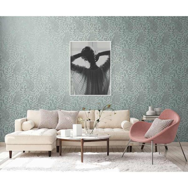 Tapete Blau, Grau, Silber, Pastellfarben AS-Creation Vliestapete (388301)