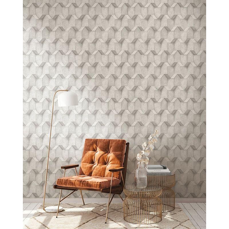 Tapete Grau, Silber AS-Creation Vliestapete (388274)