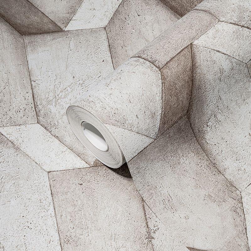 Tapete Braun, Grau, Silber AS-Creation Vliestapete (388273)