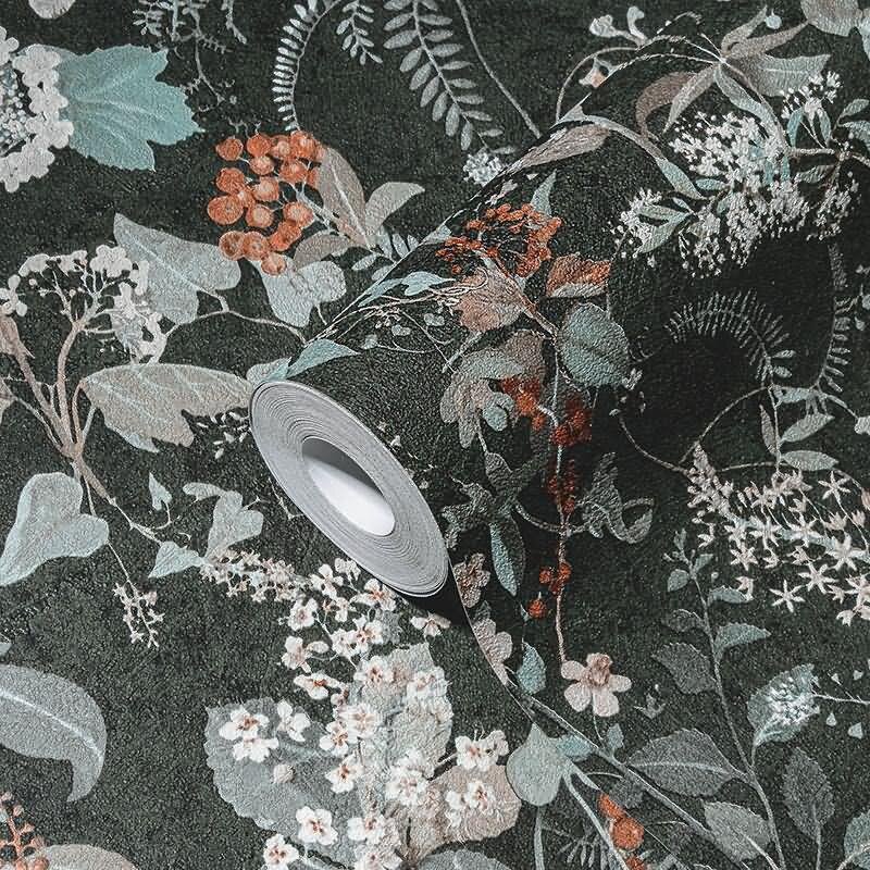 Tapete Braun, Grün, Schwarz, Anthrazit AS-Creation Vliestapete (388254)