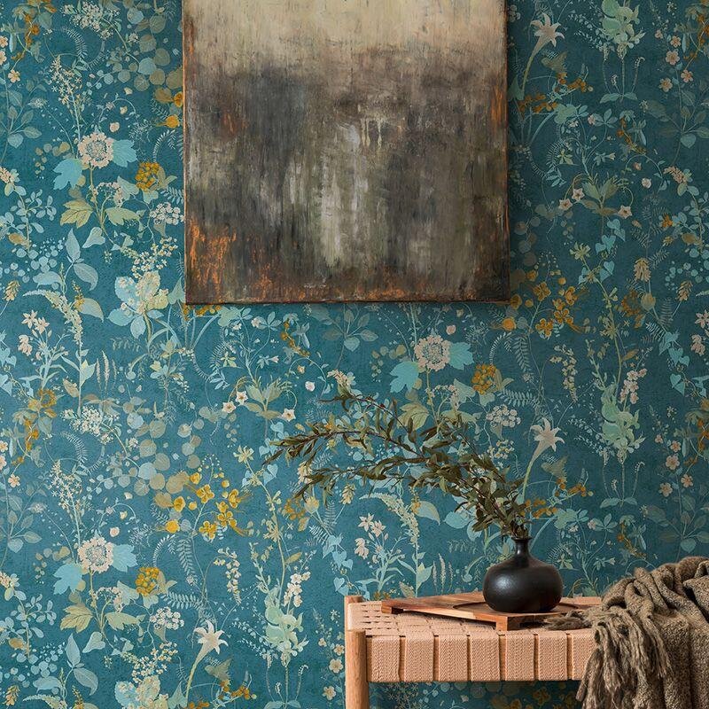 Tapete Blau, Grün, Petrol AS-Creation Vliestapete (388253)