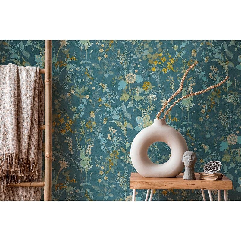 Tapete Blau, Grün, Petrol AS-Creation Vliestapete (388253)