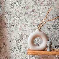 Tapete Grau, Gr&uuml;n, Lila, Pastellfarben AS-Creation...