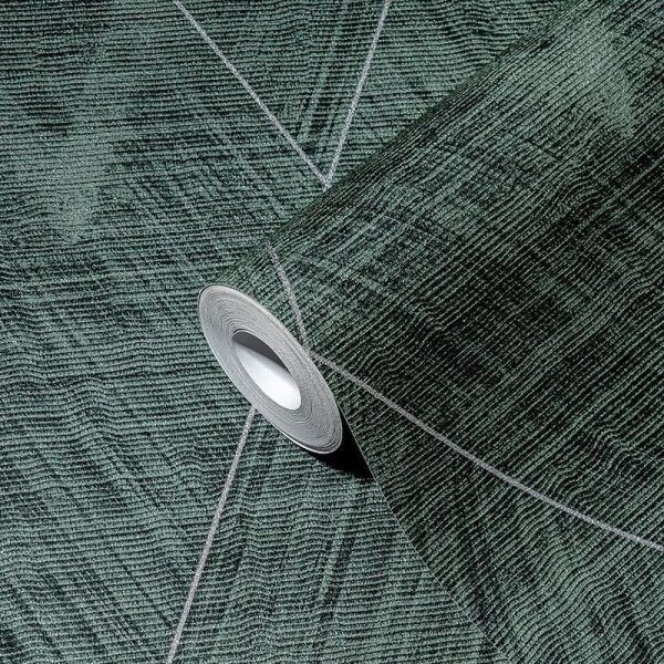 Tapete Grün, Schwarz, Anthrazit AS-Creation Vliestapete (388242)