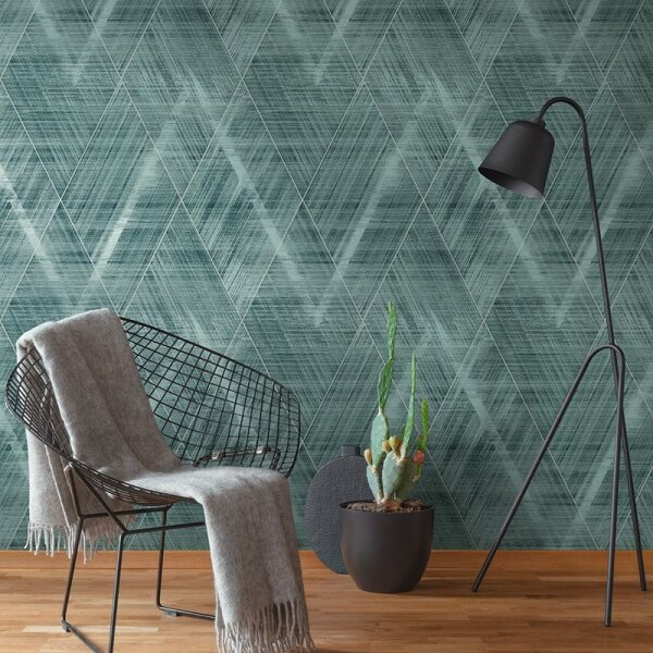 Tapete Grün, Schwarz, Anthrazit AS-Creation Vliestapete (388242)