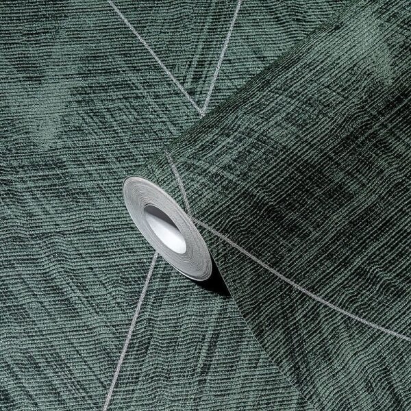 Tapete Grün, Schwarz, Anthrazit AS-Creation Vliestapete (388242)