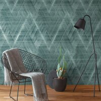 Tapete Gr&uuml;n, Schwarz, Anthrazit AS-Creation...