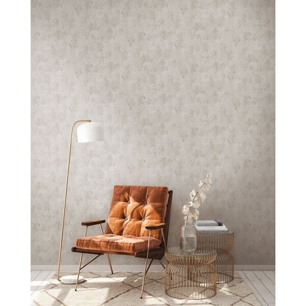 Tapete Grau, Silber, Greige AS-Creation Vliestapete (388231)