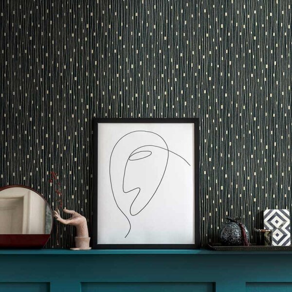 Tapete Gold, Kupfer, Schwarz, Anthrazit AS-Creation Vliestapete (388224)