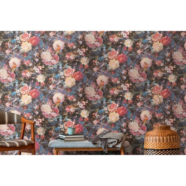 Tapete Bunt, Schwarz, Anthrazit AS-Creation Vliestapete (388211)