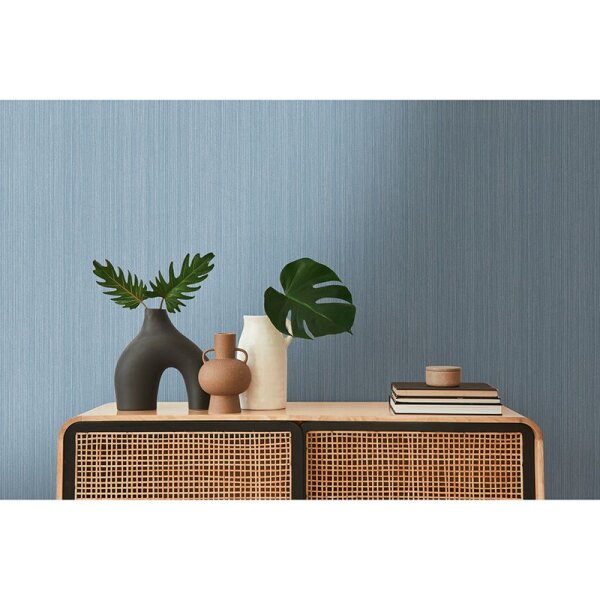 Tapete Blau, Grau, Silber AS-Creation Vliestapete (388192)