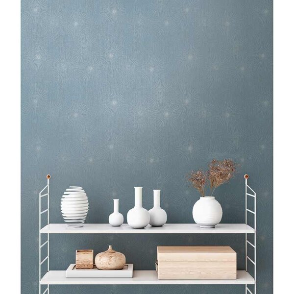 Tapete Blau, Grau, Silber AS-Creation Vliestapete (388182)