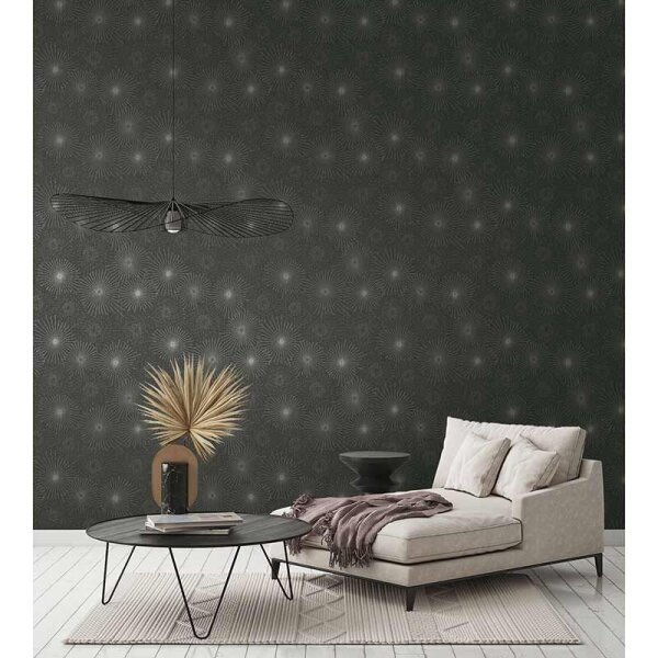 Tapete Grau, Silber, Schwarz, Anthrazit AS-Creation Vliestapete (388181)