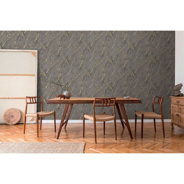 Tapete Gold, Kupfer, Schwarz, Anthrazit AS-Creation Vliestapete (388175)