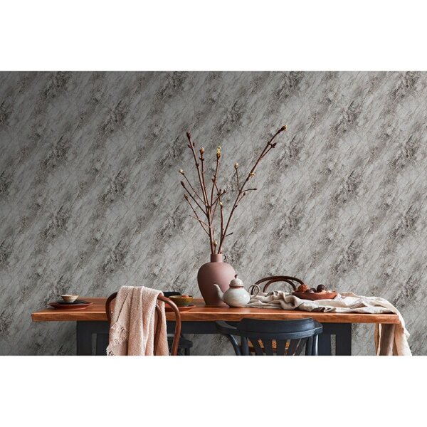 Tapete Grau, Silber AS-Creation Vliestapete (388174)