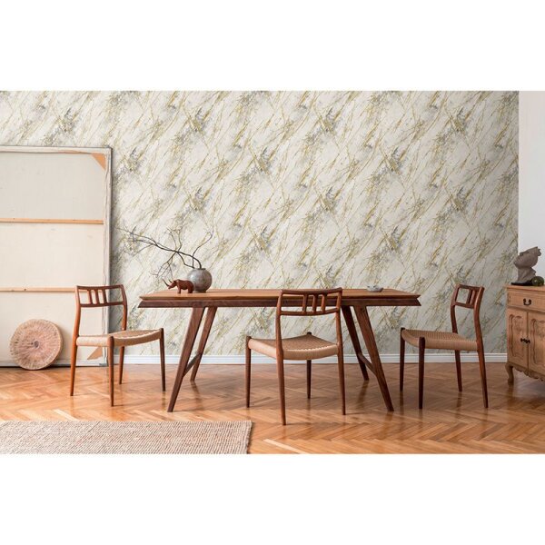 Tapete Gold, Kupfer, Grau, Silber AS-Creation Vliestapete (388173)