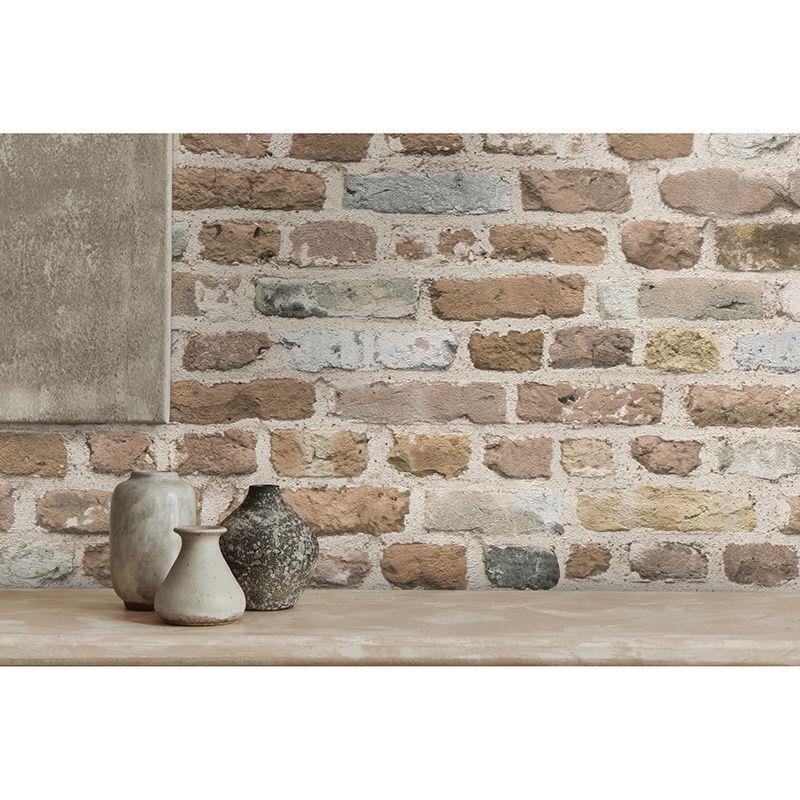 Tapete Beige, Creme, Braun, Grau, Silber AS-Creation Vliestapete (388293)