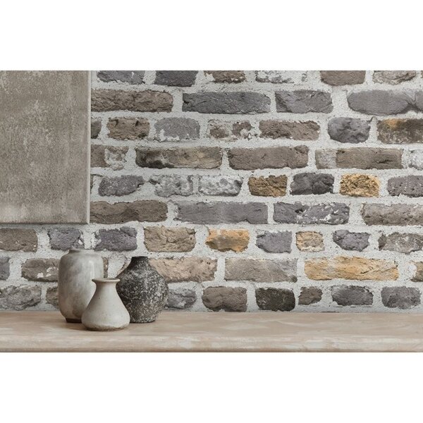 Tapete Braun, Grau, Silber AS-Creation Vliestapete (388292)