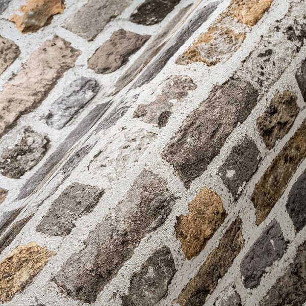 Tapete Braun, Grau, Silber AS-Creation Vliestapete (388292)