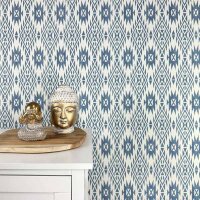 Tapete Blau, Wei&szlig; SALE Rasch Vliestapete 738018