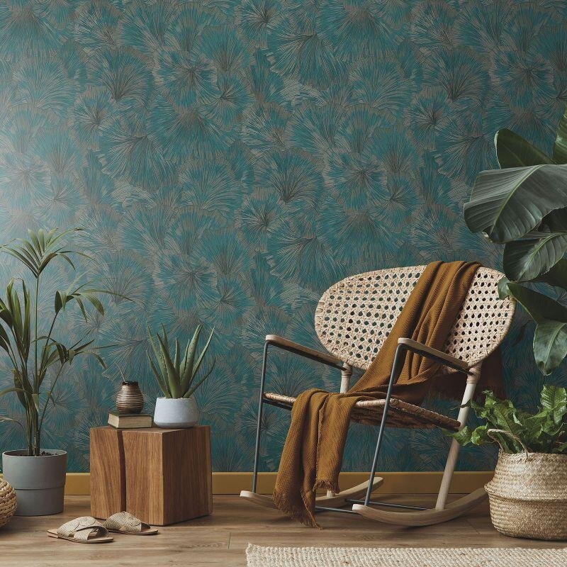 Tapete Grün, Petrol Guido Maria Kretschmer Vliestapete (1037319)