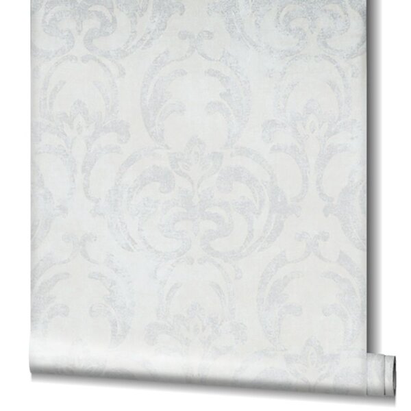 Tapete Beige, Creme, Grau, Silber Novamur Vliestapete (82386)