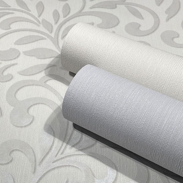 Tapete Beige, Creme, Grau, Silber Novamur Vliestapete (82384)