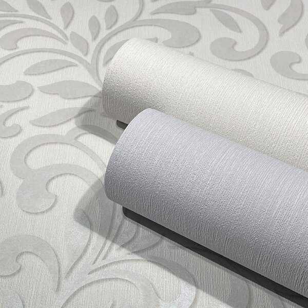 Tapete Beige, Creme, Grau, Silber Novamur Vliestapete (82384)
