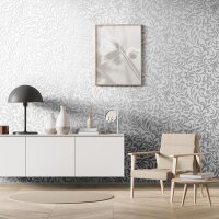 Tapete Beige, Creme, Grau, Silber Novamur Vliestapete...