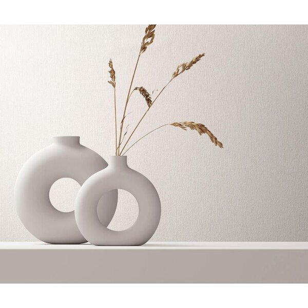 Tapete Weiß Novamur Vliestapete (82380)