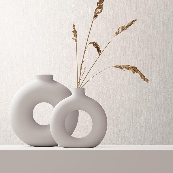 Tapete Weiß Novamur Vliestapete (82380)