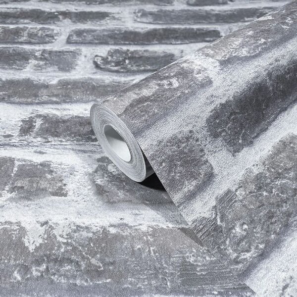 Tapete Grau, Silber Novamur Vliestapete (82378)