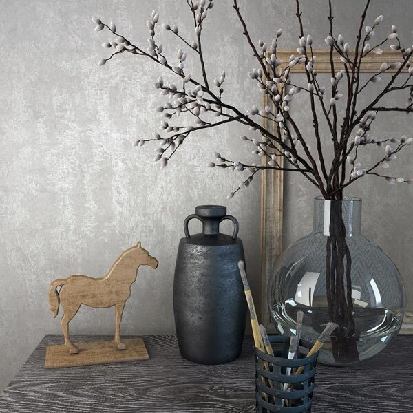 Tapete Weiß Novamur Vliestapete (82374)