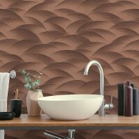 Tapete Braun, Bronze Guido Maria Kretschmer Vliestapete...