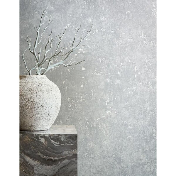 Tapete Grau, Silber Novamur Vliestapete (82371)