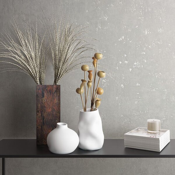 Tapete Grau, Silber Novamur Vliestapete (82369)