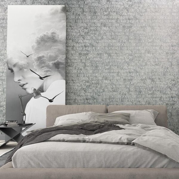 Tapete Grau, Silber Novamur Vliestapete (82367)