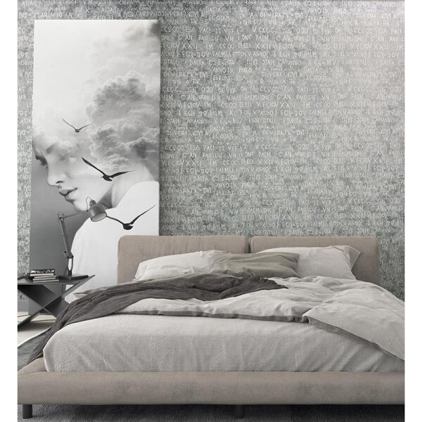 Tapete Grau, Silber Novamur Vliestapete (82367)