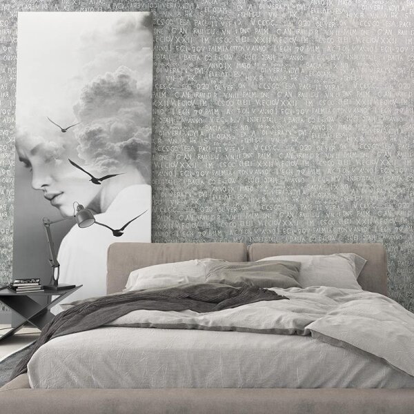 Tapete Grau, Silber Novamur Vliestapete (82367)