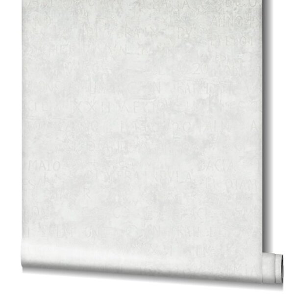Tapete Grau, Silber, Weiß Novamur Vliestapete (82364)