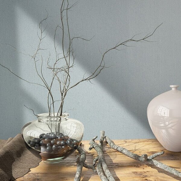 Tapete Blau, Pastellfarben Novamur Vliestapete (82362)