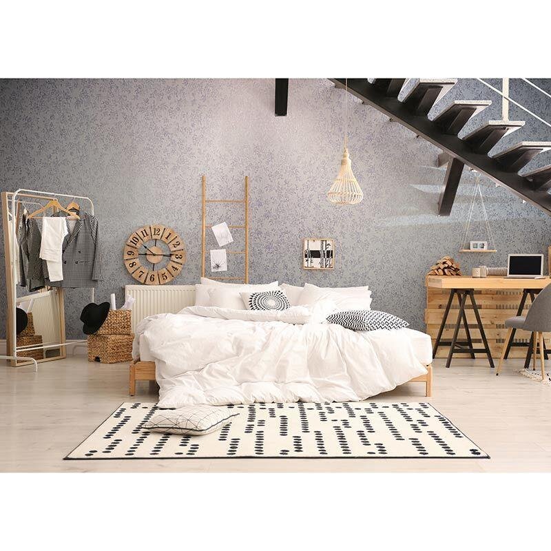 Tapete Blau, Lila, Flieder, Pastellfarben Novamur Vliestapete (82358)